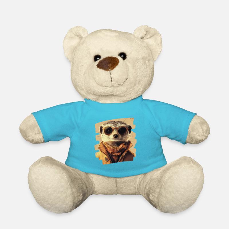 Erdmännchen - Teddy - Atollblau