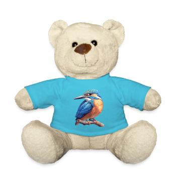 Kingfishers Kingfisher - Teddy Bear - atoll blue - Front