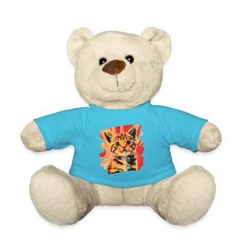 Kätzchen - Teddy - Atollblau - Vorne