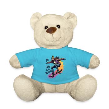 , les filles peuvent patiner - Skating Girls - Nounours - bleu outremer - Devant
