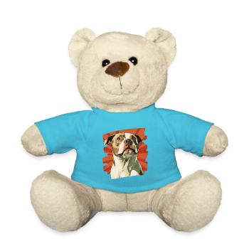 Staffordshire américain - Nounours - bleu outremer - Devant