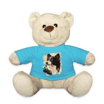 Collie - Teddy Bear - atoll blue - Front