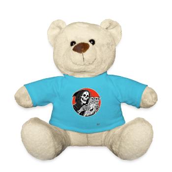 La Faucheuse et le changement climatique titre - Nounours - bleu outremer - Devant