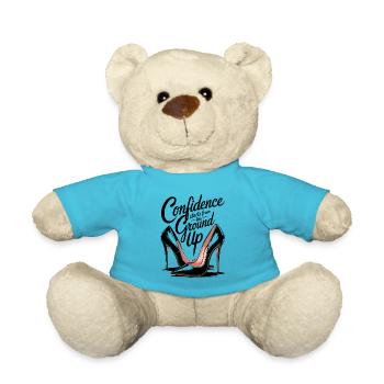 Confidence Starts From The Ground Up High Heels - Teddy - Atollblau - Vorne