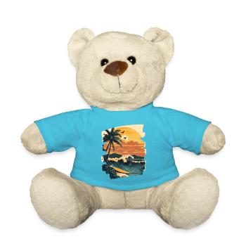 Plage d’Hawaï - Nounours - bleu outremer - Devant