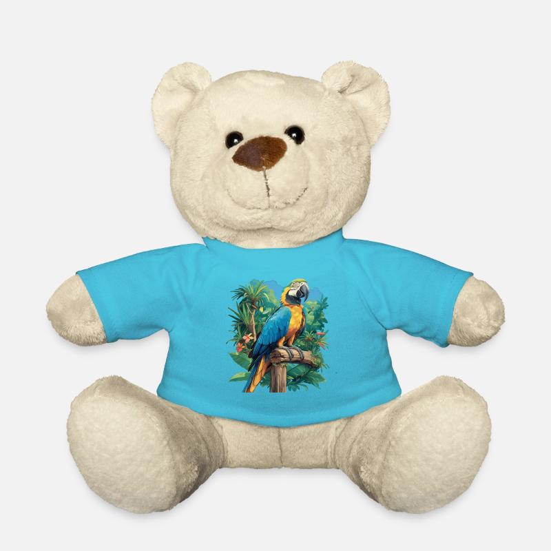 Papageie Papagei - Teddy - Atollblau