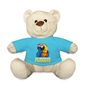 Parrot Parrot Parrot - Teddy Bear - atoll blue - Front