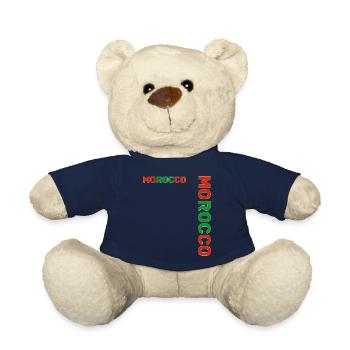 MOROCCAN team supporter football - Nounours - bleu marine - Devant