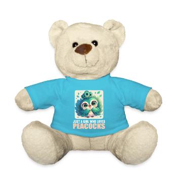 Pfaue Pfau - Teddy - Atollblau - Vorne