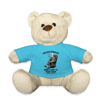 se sentir nerveux avoir à faire caca bientôt Sigmund Freud - Nounours - bleu outremer - Devant