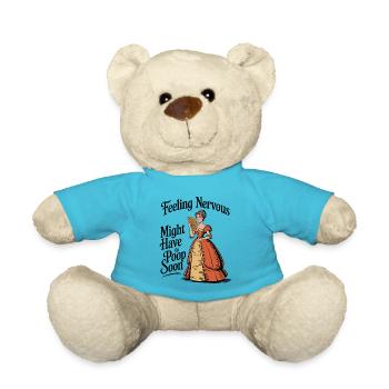 Se sentir nerveux pourrait devoir faire caca bientôt Retro Lady - Nounours - bleu outremer - Devant