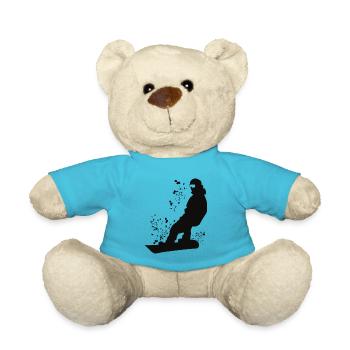 Snowboarder Snowboarding Snowboard - Nounours - bleu outremer - Devant