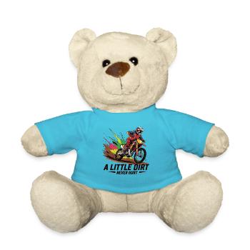 Un peu de saleté ne fait jamais de mal - Motocross Freedom - Nounours - bleu outremer - Devant
