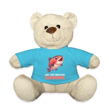 Salmon Salmon - Teddy Bear - atoll blue - Front