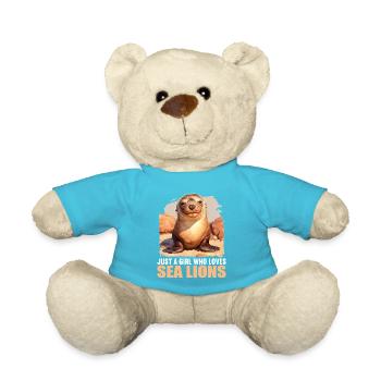 Sea Lions Sea Lion - Teddy Bear - atoll blue - Front