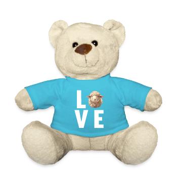 Sheep Sheep - Teddy Bear - atoll blue - Front