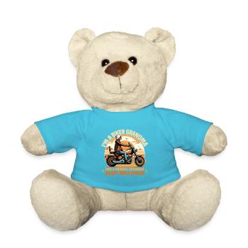 Oma Biker Ride Neuheit Design - Teddy - Atollblau - Vorne