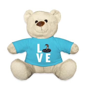 Snakes Snake - Teddy Bear - atoll blue - Front