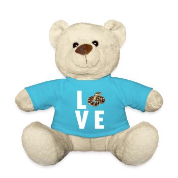 Snakes Snake - Teddy Bear - atoll blue - Front