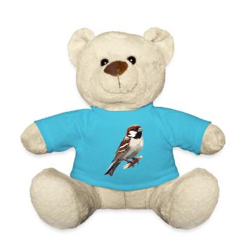 Sparrows Sparrow - Teddy Bear - atoll blue - Front