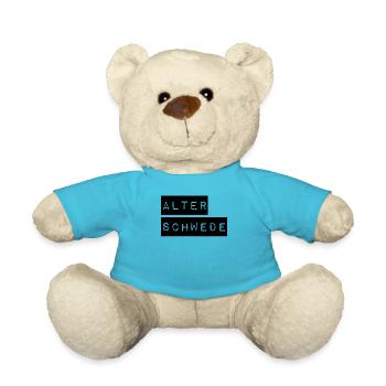 Alter Schwede Lustiger Ausdruck Spruch - Teddy - Atollblau - Vorne