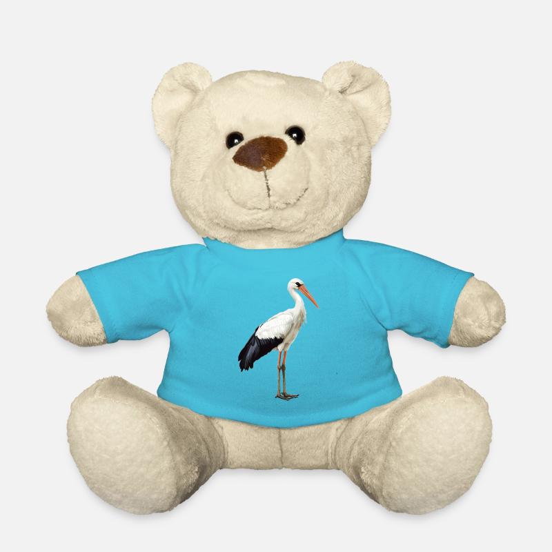 Störche Storch - Teddy - Atollblau