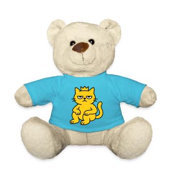 Roi des chats - Nounours - bleu outremer - Devant