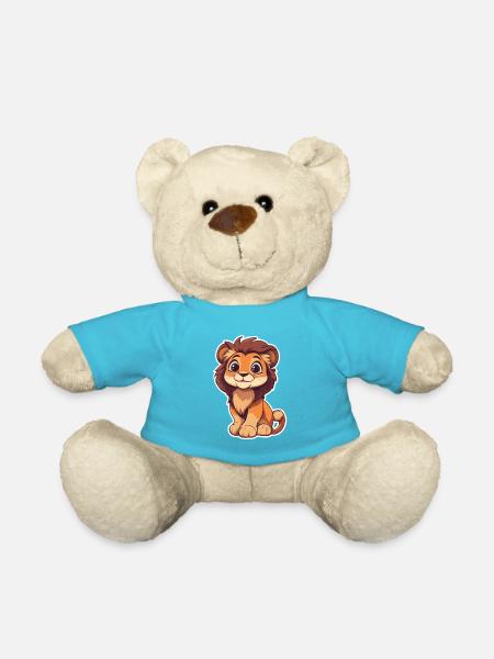 Löwe - Teddy - Atollblau