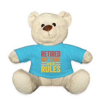 Retired Rente Ruhestand - Teddy - Atollblau - Vorne