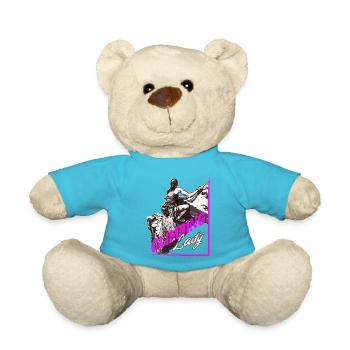 Climbing Lady Kletterin Bergsteigerin - Teddy - Atollblau - Vorne