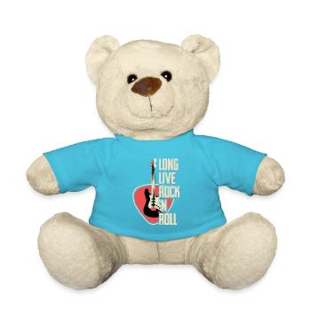 Long Live Rock 'n Roll Rock Band Guitar Music - Teddy - Atollblau - Vorne