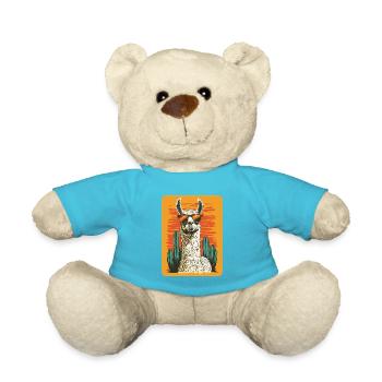 lama - Nounours - bleu outremer - Devant
