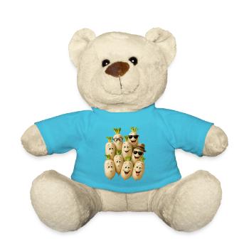 Fröhliche Rettich-Charaktere - Teddy - Atollblau - Vorne