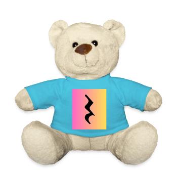 Quarter break Musical sign in color - Teddy Bear - atoll blue - Front