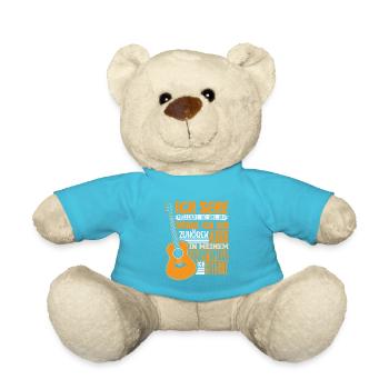 Guitare Guitariste Musicien Guitariste - Nounours - bleu outremer - Devant