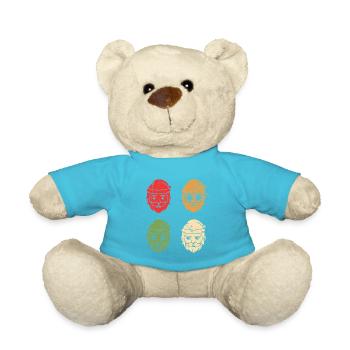 Weihnachtsmann Weihnachtsbaum Weihnachten - Teddy - Atollblau - Vorne