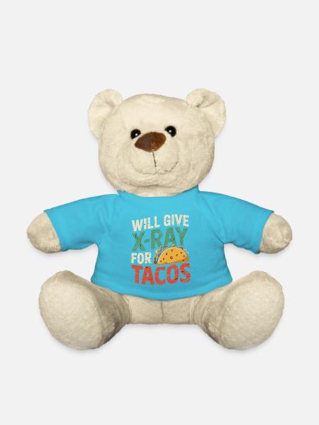 Taco Xray Spruch - Teddy - Atollblau