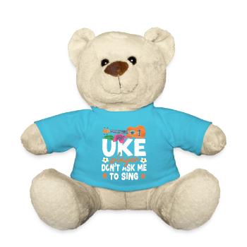 Hawaiian Ukulele Uke Uke Player - Teddy - Atollblau - Vorne