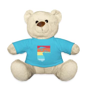 Paragliding Paragliding Paraglider - Teddy Bear - atoll blue - Front