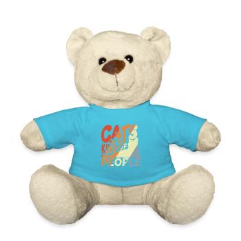 Les chats sont mon genre de personnes - Nounours - bleu outremer - Devant