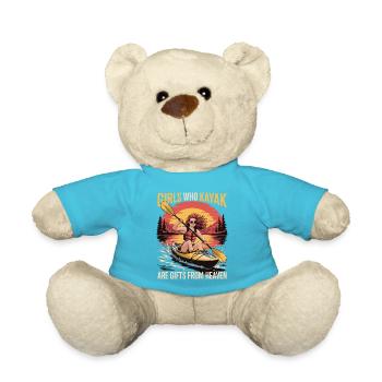 Cadeaux Girls Who Kayak Heaven Design - Nounours - bleu outremer - Devant