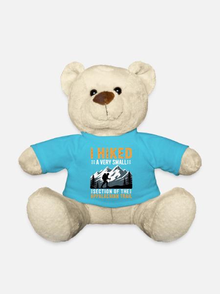 I Hiked A Very Small Section The Appalachian Trail - Teddy Bear - atoll blue