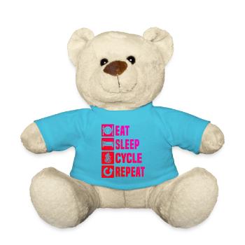 Simple road bike timeless design - Teddy Bear - atoll blue - Front