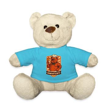 Keine-Diät-Koch-Bulldogge - Teddy - Atollblau - Vorne