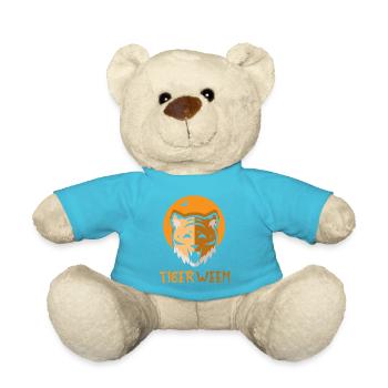 Safari Afrika serengeti wildlife halloween Tiger - Teddy - Atollblau - Vorne