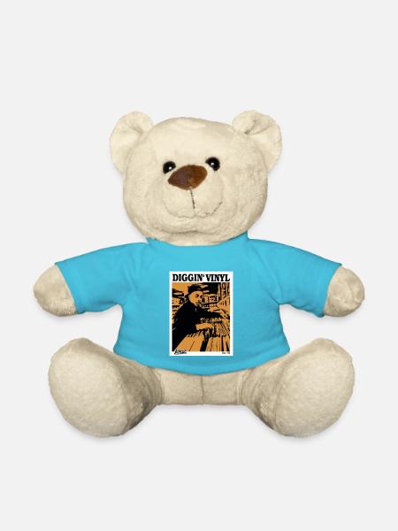 Vinyl Schallplatten Poster 94 - Teddy - Atollblau