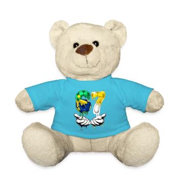 67 Soccer Meme, 67 T Shirt, Soccer 67 Football - Teddy Bear - atoll blue - Front