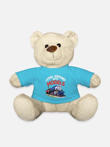 Ich spiele mit Modellen herum - Teddy - Atollblau