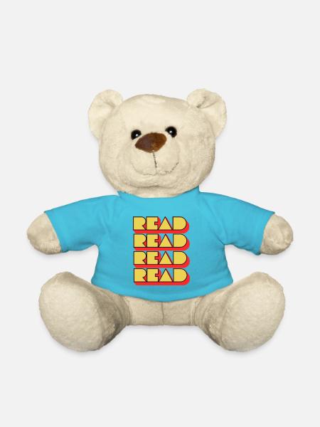 Read Design - Retro Look - Teddy Bear - atoll blue