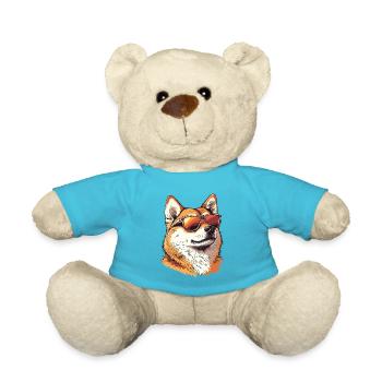 Sunglass Shiba Inu - Nounours - bleu outremer - Devant